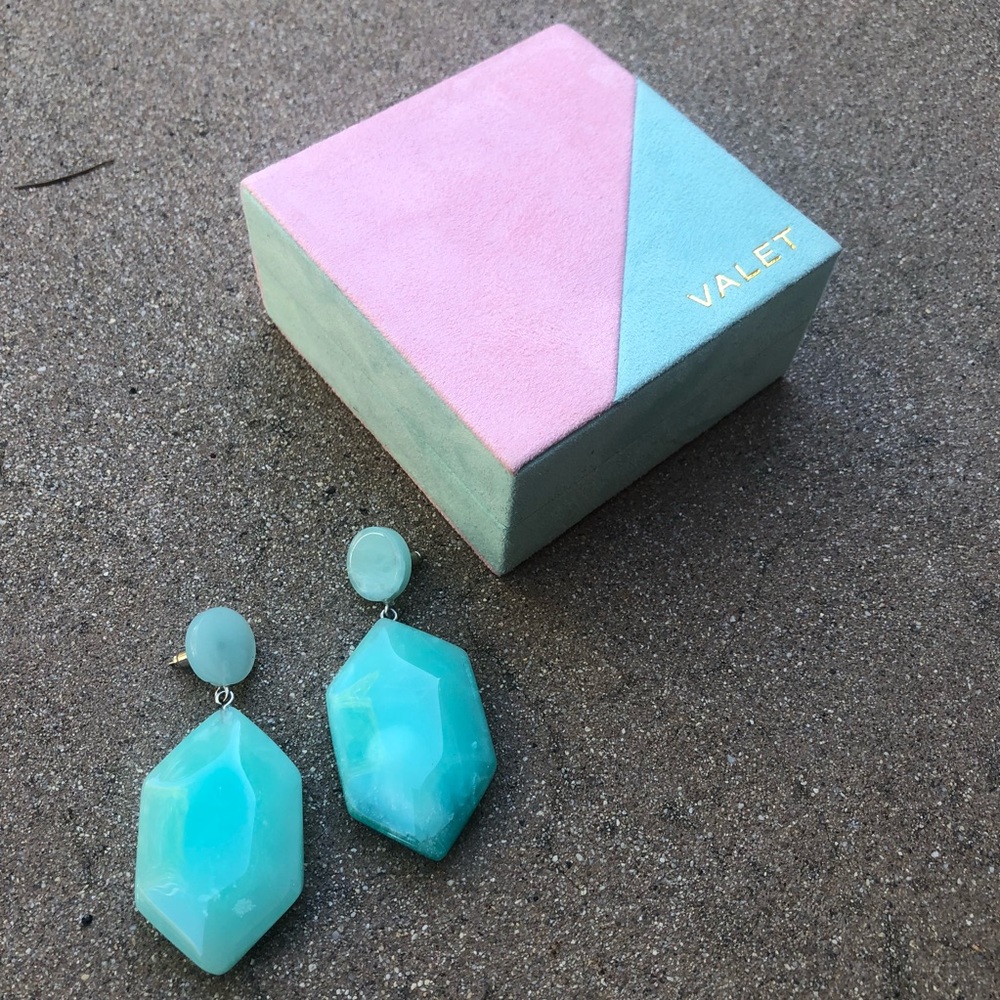 Valet studio aqua Natalia earrings